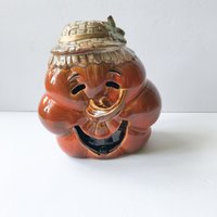 Halloween Porzellan Kürbis Teelicht von FabulousnFound