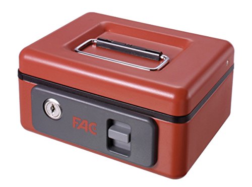 FAC 25002 - Geldkassette mit Taster, Nummer 1, Farbe rot von Fac