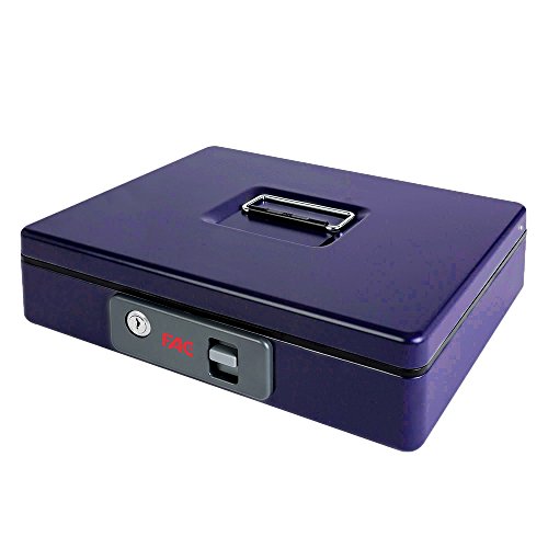 FAC 25015 - Geldkassette mit Taster, Nummer 4, Farbe blau von Fac
