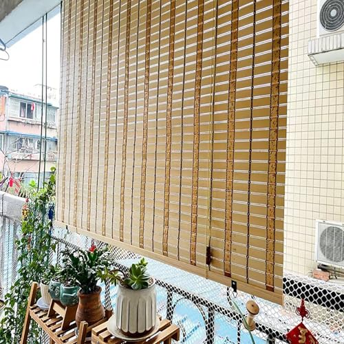 Bambusrollo Outdoor Wetterfest Bambus Rollo PVC Bambus Raffrollo Jalousine Sonnenschutz/Atmungsaktiv/Sichtschutz Rollo Bambus 60 70 80 90 100 110 120 130 140 150cm Breiten Für Gärten Fenster Bambusrollo Outdoor Wetterfest Bambus Rollo PVC Bambus Raffrollo Jalousine Sonnenschutz/Atmungsaktiv/Sichtschutz Rollo Bambus 60 70 80 90 100 110 120 130 140 150cm Breiten Für Gärten Fenster von FaccioneerZ