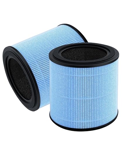 Facecool AP0601 ErsatzFilter kompatel mit AIRTOK AP0601 Luftreiniger, 4-Stufiges H13 HEPA Aktivkohle Filter Ersatz, Teil # AP0601-RF, 2 Stück von Facecool