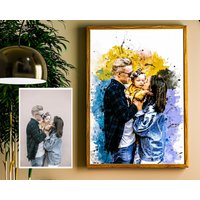 Personalisierte Kunst Für Die Familie, Perfektes Druckgeschenk Papa Geburtstag/Hochzeitsgeschenk Vatertagsgeschenk Jahrestag Personalisierte Kunst Für Die Familie, Perfektes Druckgeschenk Papa Geburtstag/Hochzeitsgeschenk Vatertagsgeschenk Jahrestag von FacesandFrames