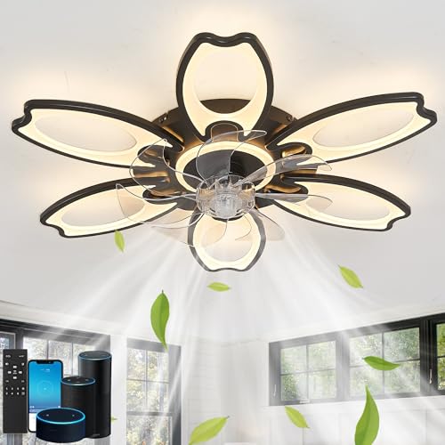 Fachae Intelligent Deckenventilator Led,77 cm Ventilator Pendelleuchte Und Fernbedienung. Kompatibel Mit Alexa Und Google Home,Led Lampe Mit Ventilator Geräuschlos,Sommer-/Wintermodus Fachae Intelligent Deckenventilator Led,77 cm Ventilator Pendelleuchte Und Fernbedienung. Kompatibel Mit Alexa Und Google Home,Led Lampe Mit Ventilator Geräuschlos,Sommer-/Wintermodus von Fachae
