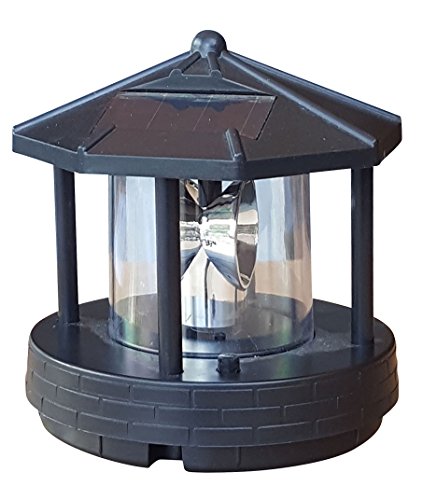Ersatzkopf Solar f. Deko Leuchtturm Rundum Leuchtfeuer Solarkopf 360° 11cm NEU von Fachhandel Plus