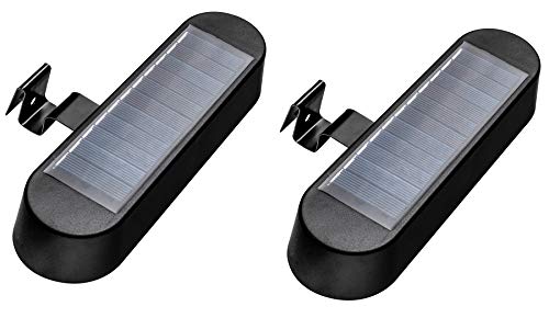 2 Stück Dachrinnenleuchten Solar mit 8 LED Wegeleuchte Hofbeleuchtung Dachrinnenleuchte 2 Stück Dachrinnenleuchten Solar mit 8 LED Wegeleuchte Hofbeleuchtung Dachrinnenleuchte von Fachhandel Plus