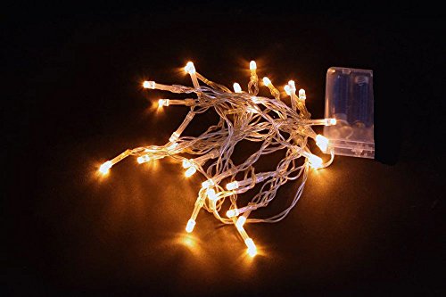 5er-Set LED-Lichterkette mit je 10 Leuchten, warmweiss, Batteriebetrieb von Fachhandel Plus