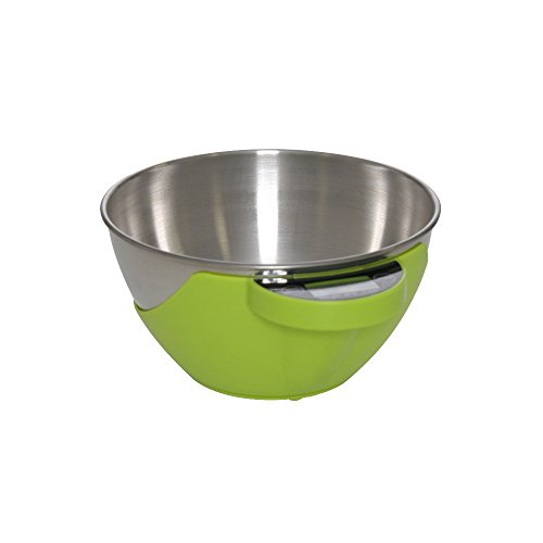 Digitale Küchenwaage, 5 kg/1500 ml, Edelstahlschüssel, grün, Haushaltswaage Digitale Küchenwaage, 5 kg/1500 ml, Edelstahlschüssel, grün, Haushaltswaage von Fachhandel Plus