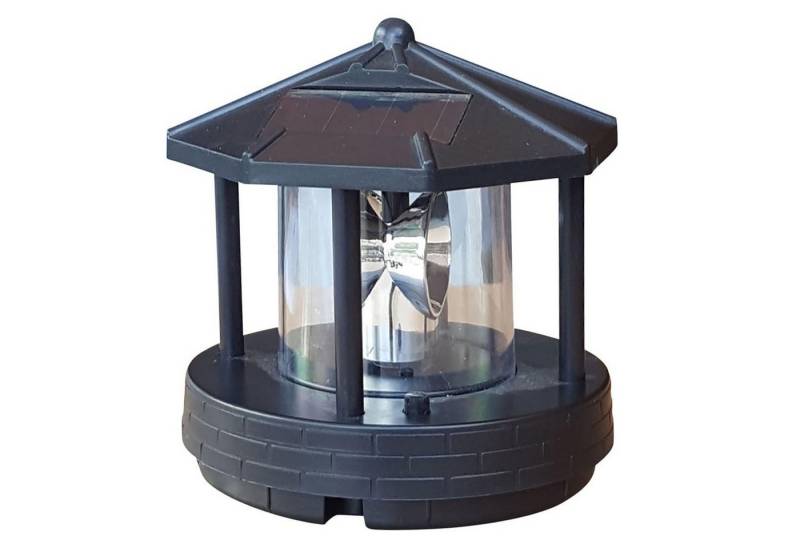 Fachhandel Plus Gartenfigur Leuchtturm Ersatzkopf für Deko Solar Leuchtfeuer drehbar Ersatzteil, für Dekoleuchttürme mit Bajonettverschluss von Fachhandel Plus