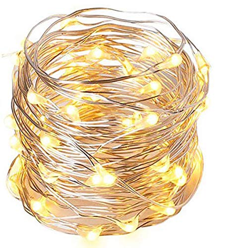 Fachhandel Plus Micro LED Draht Lichterkette mit 100 LEDs Timerfunktion Indoor Batteriebetrieb Fachhandel Plus Micro LED Draht Lichterkette mit 100 LEDs Timerfunktion Indoor Batteriebetrieb von Fachhandel Plus