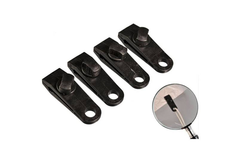 Fachhandel Plus Sicherungshalter Planenhalter Planen-Clip-Set – 8 Stück, Planenclips, robust und vielseitig einsetzbar von Fachhandel Plus