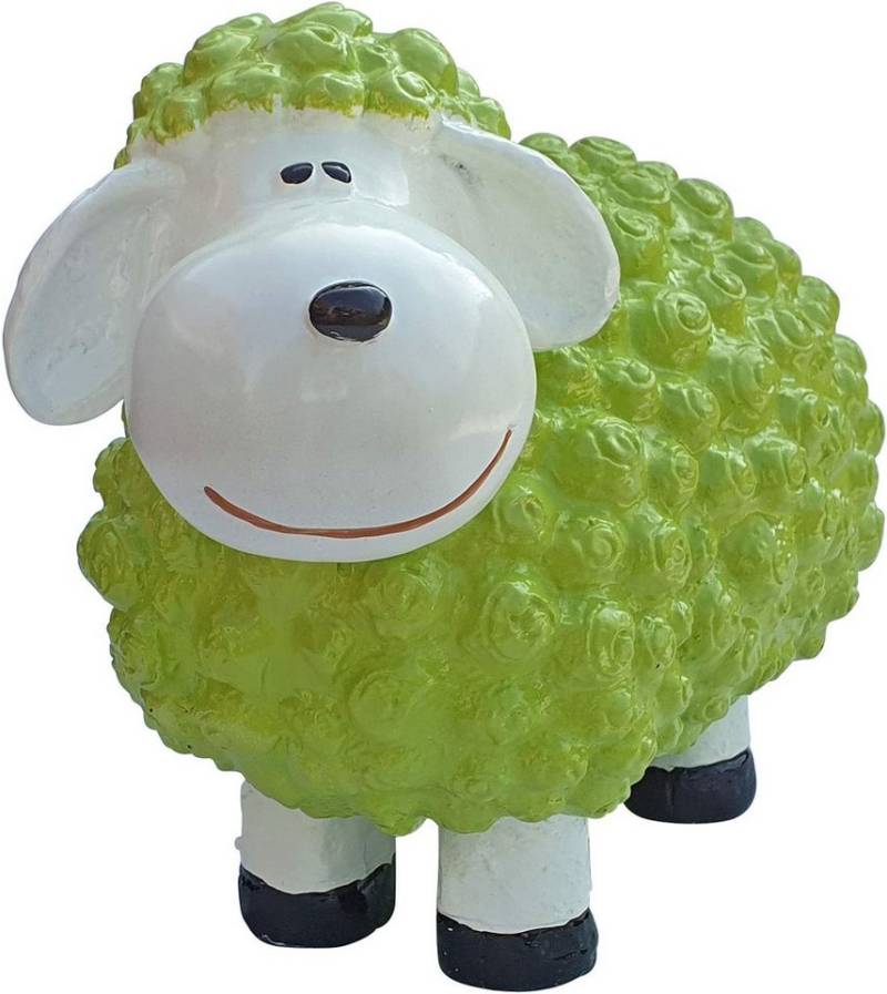 Fachhandel Plus Tierfigur Deko Schaf mittel Gartenfigur Schaf Bunte Schafe für den Garten (1 St), Farbenfrohe Gartenfigur von Fachhandel Plus