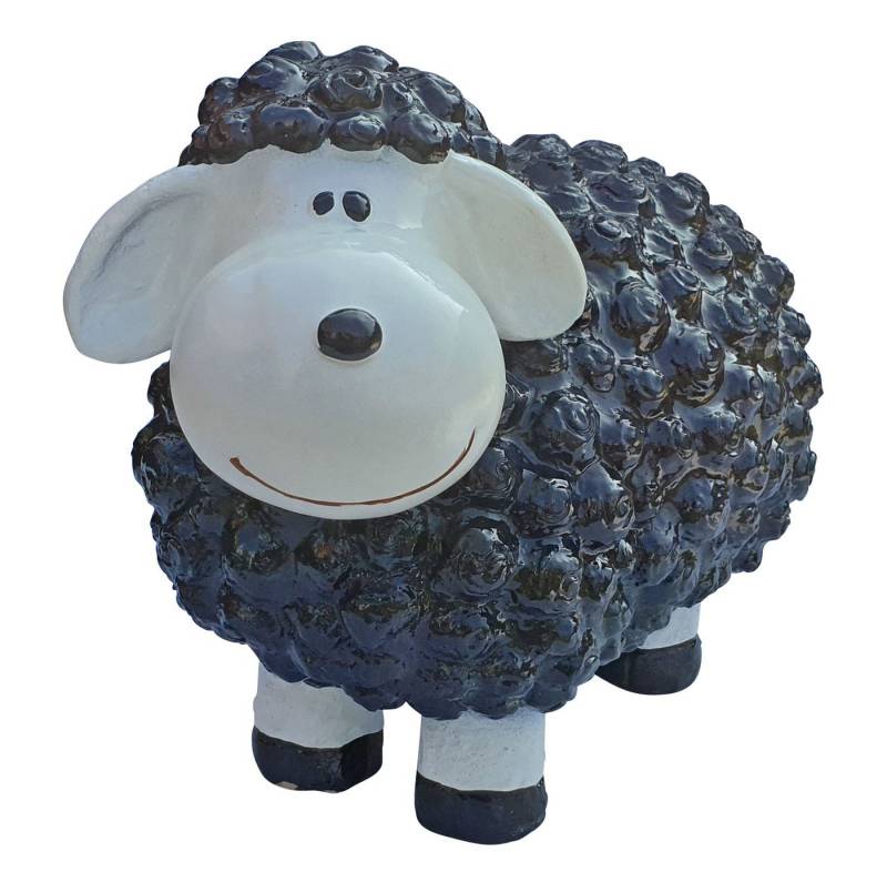 Fachhandel Plus Tierfigur Deko Schaf mittel Gartenfigur Schaf Bunte Schafe für den Garten (1 St), Farbenfrohe Gartenfigur von Fachhandel Plus