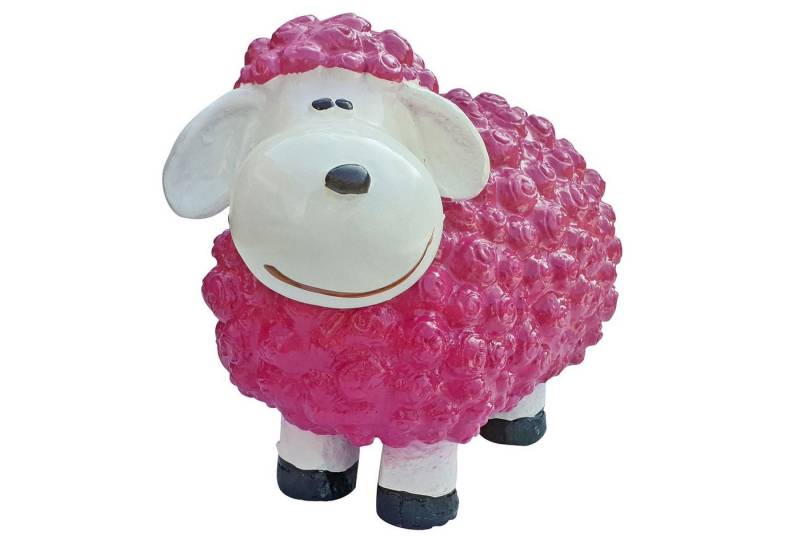 Fachhandel Plus Tierfigur Deko Schaf mittel Gartenfigur Schaf Bunte Schafe für den Garten (1 St), Farbenfrohe Gartenfigur von Fachhandel Plus