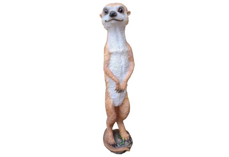 Fachhandel Plus Tierfigur Erdmännchen lebensechte Gartenfigur Scharrtier Suricate (1x stehend), detailreiche Gestaltung von Fachhandel Plus