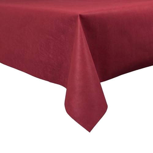 Sensalux Bierzeltgarnitur, Tischdecke aus stoffähnlichem Vlies, Standard 100 by Oeko-TEX, ideal für Jede Feier, Catering, Hochzeit, Geburtstag, 1m x 2,5m, Bordeaux von Sensalux