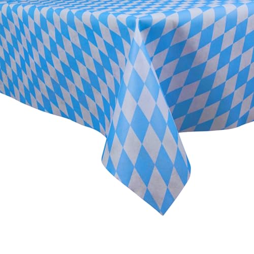 Sensalux Fachhandel für Vliesstoffe Buffet-Tischdecke, Vlies, 1,5m x 3m, Standard 100 by Oeko-TEX® - Klasse I, abwischbar, Lotuseffekt, Bayern von Sensalux