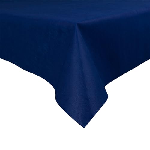 Fachhandel für Vliesstoffe Sensalux Buffet-Tischdecke, Vlies, 1,5m x 3m, Standard 100 by Oeko-TEX® - Klasse I, abwischbar, Lotuseffekt, Blau von Sensalux