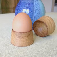 Eierbecher Set Aus Holz, Handgefertigt, Modernes Design Eierbecher Set Aus Holz, Handgefertigt, Modernes Design von Fachwerk101
