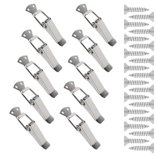 10 Pcs Umschaltspannungsschloss Federladelte Kippriegel Fangen Die Klemmschublade Hasplasp Entenbillschnalel Leicht Den Kofferraum Installieren 10 Pcs Umschaltspannungsschloss Federladelte Kippriegel Fangen Die Klemmschublade Hasplasp Entenbillschnalel Leicht Den Kofferraum Installieren von FackLOxc
