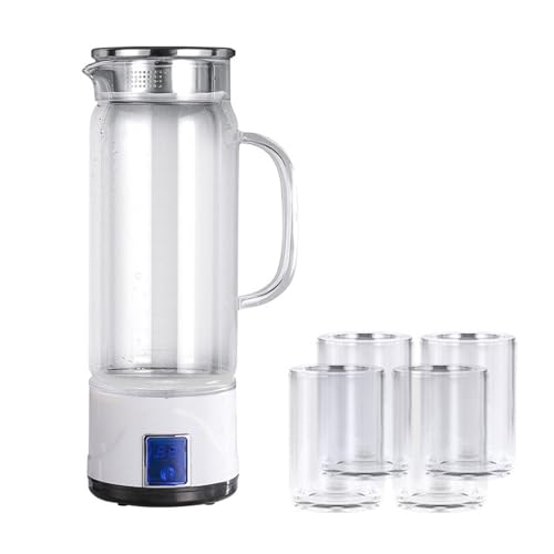 1000 ml Wasserstoff-Wasserflasche mit schneller Elektrolyse-Technologie für verbessertes Wasser für Zuhause, Büro oder Reisen 1000 ml Wasserstoff-Wasserflasche mit schneller Elektrolyse-Technologie für verbessertes Wasser für Zuhause, Büro oder Reisen von FackLOxc