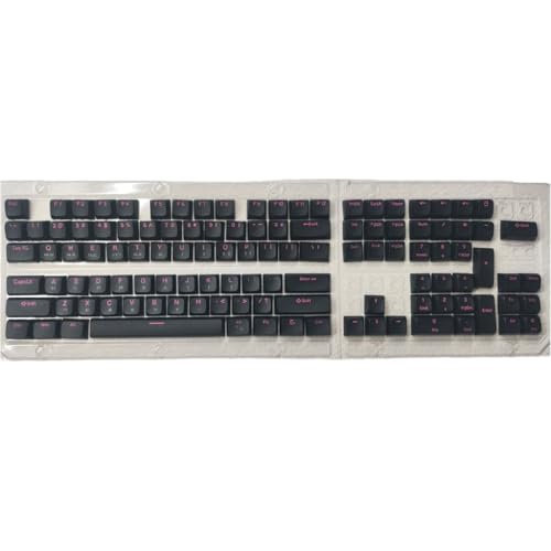 115Key PBTs Tastenkappen-Set für mechanische Tastaturen mit Double Shot Injections EDMs Height Keycap von FackLOxc
