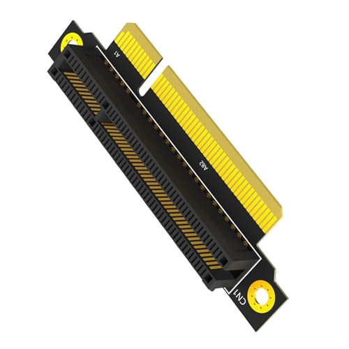 20mm Rückwärts 90 Grad PCIe 8X Slot PCIe 8X Männlich Weibliche Adapter Risers Card Für 1U Server PC Server Fall von FackLOxc