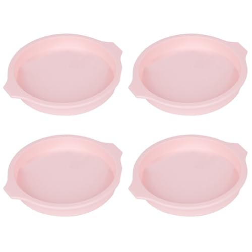 4 Pieces Funktionelle Silikonform Silikonkuchenform Zum Sicheren Backen Von Käsekuchen Und Farbenfrohen Kuchen Regenbogen Kuchenform von FackLOxc