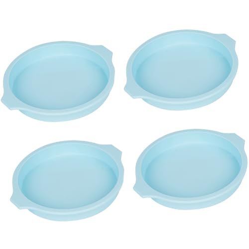 4 Pieces Funktionelle Silikonform Silikonkuchenform Zum Sicheren Backen Von Käsekuchen Und Farbenfrohen Kuchen Regenbogen Kuchenform von FackLOxc