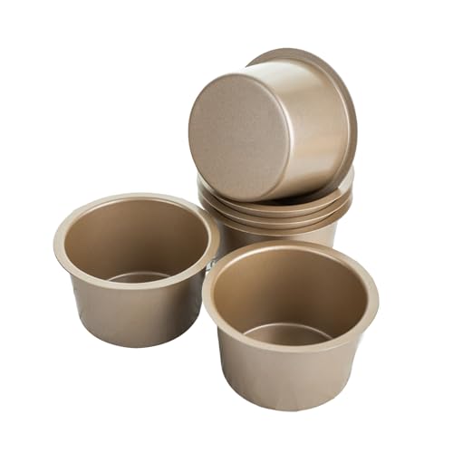 6pcs Hohe Muffins Cupcake Form Hitzefantes Backform Küchenzubehör Ko Kohlenstoffstahl Backwaren Für Dessert Verwenden Sie Non Stick Backbecher von FackLOxc