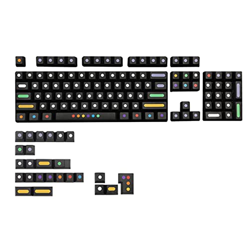 Allover 5 Seiten Dye Subbed Keycap 129Keys Black Dots Keys Profile Keycap für MX Switches 61/87/104/108 Allover 5 Seiten Dye Subbed Keycap 129Keys Black Dots Keys Profile Keycap für MX Switches 61/87/104/108 von FackLOxc