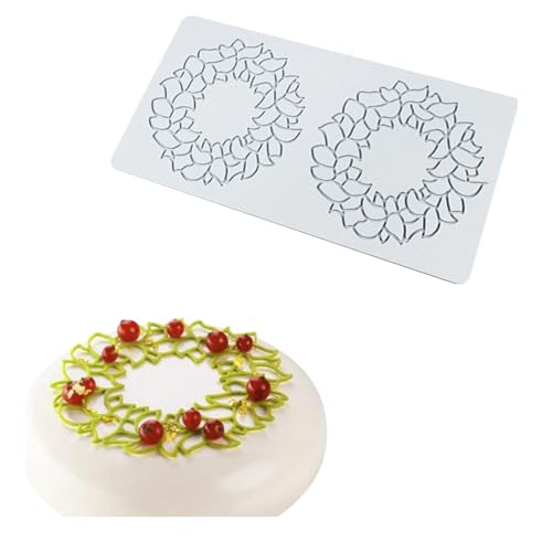 Blattzweigmuster Schnürsenkel Mattenkuchen Fondants Gebäck Silikone Formen Fondants Impression Mattenkuchen Dekorieren Vorräte von FackLOxc