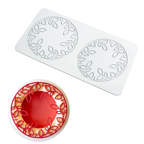 Blattzweigmuster Schnürsenkel Mattenkuchen Fondants Gebäck Silikone Formen Fondants Impression Mattenkuchen Dekorieren Vorräte von FackLOxc