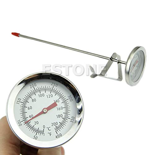 Edelstahl Ofenkochen Grillsonde Fleischmesser 200 ° C Digitale Temperaturmesser Pyrometer Feuchtigkeit Barometer Steuerung Transitsensor Sie Wettermesser Hygrometer von FackLOxc