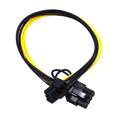 FackLOxc 10/32 cm 18AWG GPU Adapter PCI Express 6Pin Männlich Bis 8 Pin (6 + 2) Männliches Grafikkarten Stromkabel Zum Bergbau Von BTC von FackLOxc