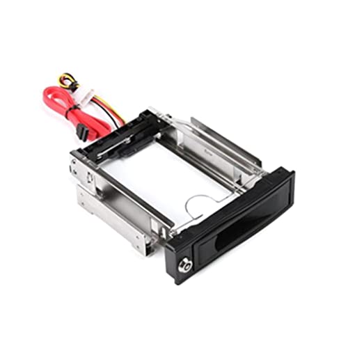 FackLOxc 3 5-Zoll Bis 5 25-Zoll Festplatten Hot Swap Schacht Rostfreier Interner Montagehalterungsadapter 3 5-Zoll Festplattenrahmen Mit Schloss Und LED von FackLOxc
