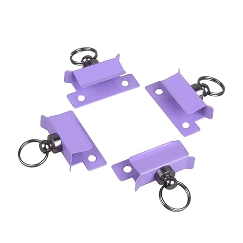 FackLOxc 4 Stück Clips für 3D-Drucker, heißes Bett, Aluminiumsubstrat, Glas, Heißbett, Plattform, feste Farbe von FackLOxc