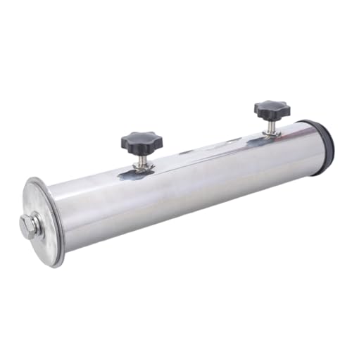 FackLOxc Edelstahl Freien Parasol Basis Ständerhülle Mit Schrauben Und Abstandshaltern Für Patios Regenschirmhalter Stützrohr von FackLOxc