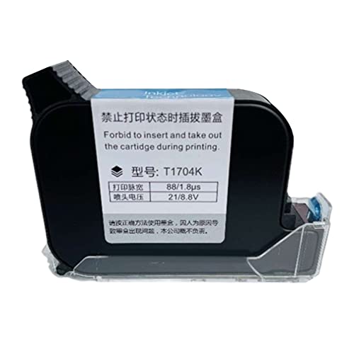 FackLOxc Solvent Patrone T1704K Thermal Handheld Drucker Tintenpatrone 600DPI Tragbar 12 7 Mm Inkjet Inkjet Codierer von FackLOxc