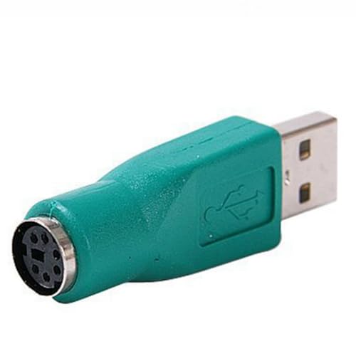 FackLOxc USB to Tastatur Steckverbinder Tastatur Zum USB Adapter Für Die Verbesserung Der Maus Und Tastaturfunktionen Auf Computern von FackLOxc