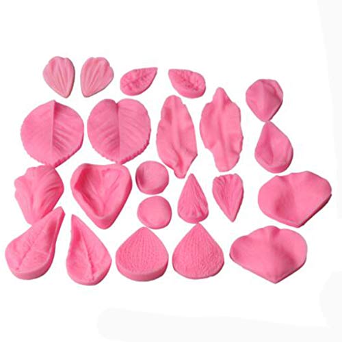 Gumpaste Silikonwenderform Formendichtes Blütenbareinformform Formpaste Kuchen Dekorationswerkzeug Für Hochzeitsblumen 22x Silikonform Für Epoxidharz von FackLOxc