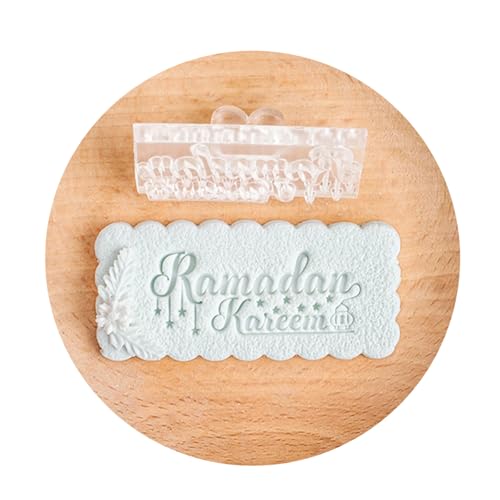 Lebensmittel Sichere Acrylkeks Stempelwärme Resistentes Keksform Praktischer Ramadans Dessert Making Formen Für Eid Versammlungen Kreatives Backaccessoire von FackLOxc