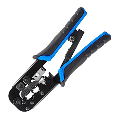 Netzwerk LAN Kabel RJ45 CRIMP Werkzeug Durch Modulare Cat6 Cat5e Cat5 Crimping Tool Durch Anschlüsse Gehen von FackLOxc