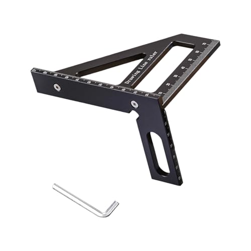 Professionelles Aluminium Multiangle Schreibschreiber Werkzeug 3D Layout Layout Genauigkeitsmarkierung Für Schreinerbauprojekte von FackLOxc