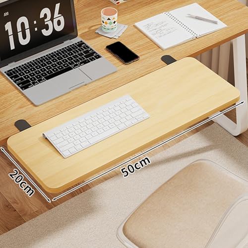 Schreibtisch Extender Tablett Klemme Auf Schreibtischregal 90 ° Faltbare Computerarmruhe In Der Tastaturschale Für Büro Und Zuhause von FackLOxc