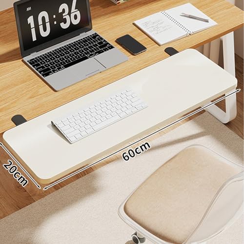 Schreibtisch Extender Tablett Klemme Auf Schreibtischregal 90 ° Faltbare Computerarmruhe In Der Tastaturschale Für Büro Und Zuhause von FackLOxc
