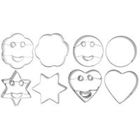 Ausstecher Smiley 6 x 3 cm, 2 Stück Küchenutensilien - Fackelmann von Fackelmann