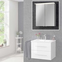 Fackelmann - B.perfekt Spiegelschrank 60cm - Weiß von Fackelmann