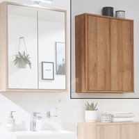 Finn Doppel-Hängeschrank 60cm - Ast-eiche - Fackelmann von Fackelmann