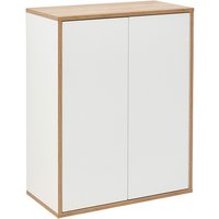 FACKELMANN Doppel-Midischrank »FINN«, weiss, 2 Türen, BxHxT: 60 x 75 x 30,5 cm von Fackelmann