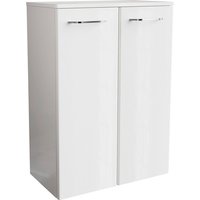 FACKELMANN Doppel-Midischrank »MILANO«, weiss, 2 Türen, BxHxT: 60,2 x 82,6 x 32 cm FACKELMANN Doppel-Midischrank »MILANO«, weiss, 2 Türen, BxHxT: 60,2 x 82,6 x 32 cm von Fackelmann